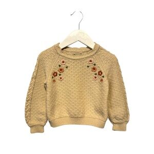 ⭐️ 5/$30 Tahari Kids Floral Knit Sweater size 2T
